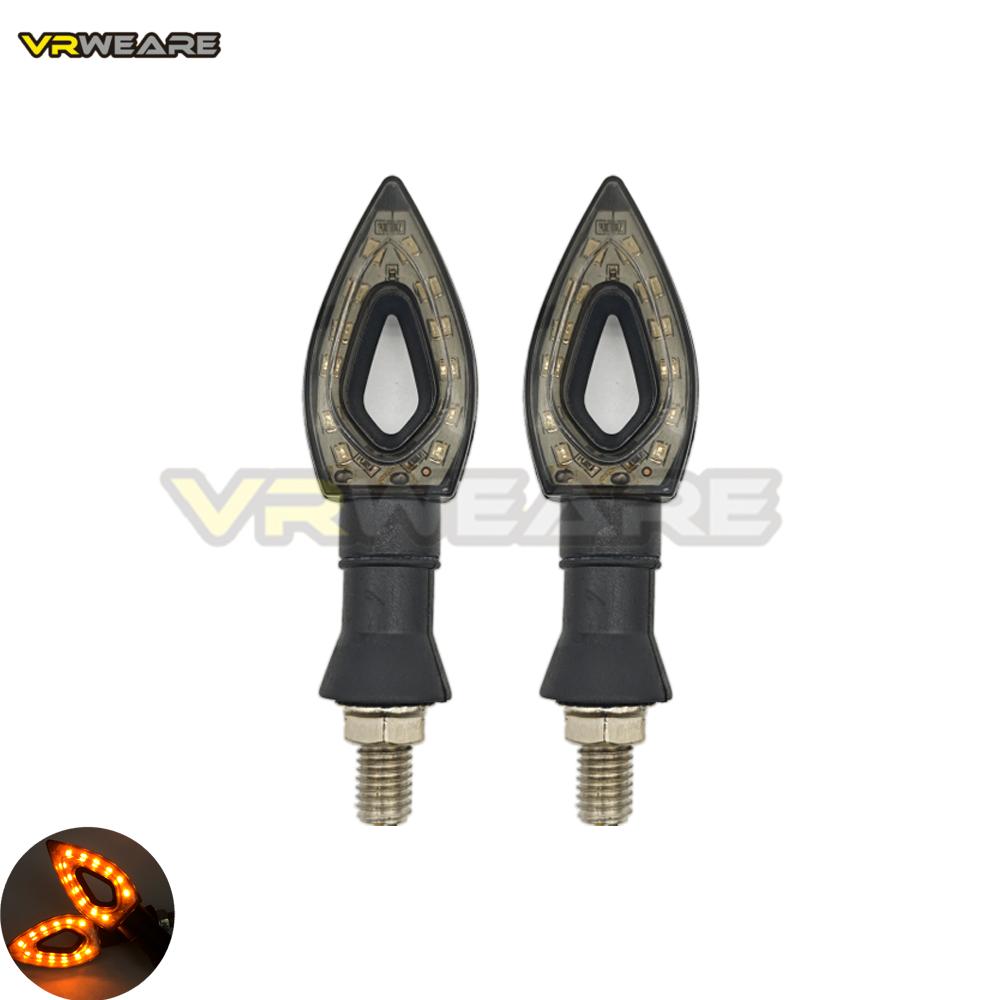 Motorcycle universal type 2/4-piece motorcycle 12 LED turn signal amber leaf light turn signal indicator light 12v 2pcs