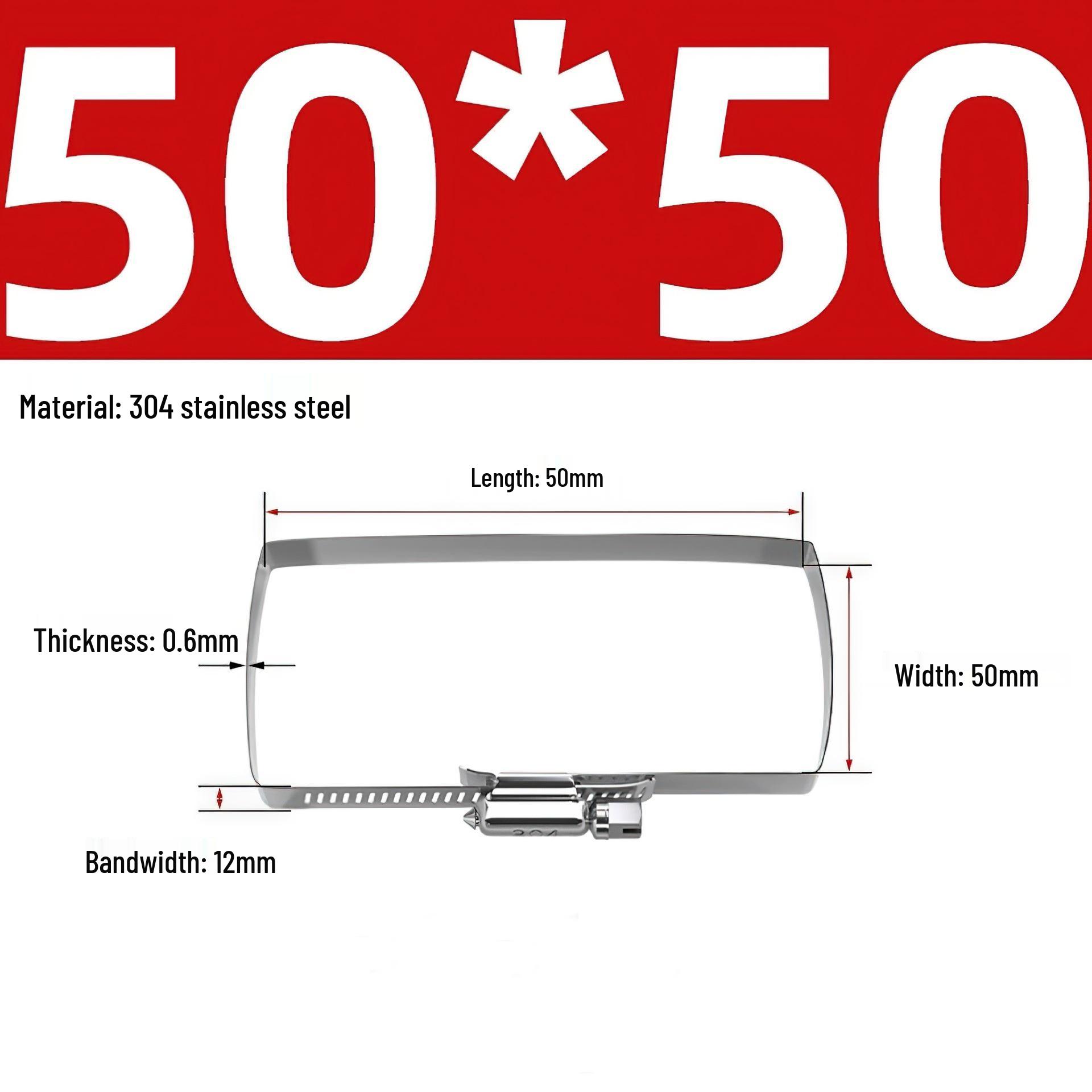 304 Stainless Steel U-Bolts & Clamps for Square Tubes and Cable Trays