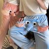 Spring and Autumn 3D Cute Elephant Loose Sleep Pants for Kids & Couples