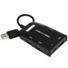 USB Cables Hubs & Adapters K 683 Port Usb3.0 Hub Sd / Tf Card Reader Combo Adapter Black