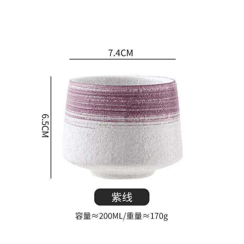 Ceramic Japanese Style Vintage Coffee Cup Coarse Ceramic Water Cups Household Drinking Cooking Tea Cups Office Drinkware 200ML