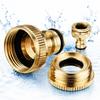 1/1 1/1 Inch Brass Garden Hose Fittings Threaded Water Pipe Connector Adapter High Pressure Washer Irrigation Watering Tool