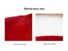 Women's Red Christmas Gold Velvet Gloves with White Fuzz - Warm Holiday Party Accessory