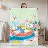 Home and Decoration Cute Fashion Throw Blankets for Beds/sofa G-Gelatoni cat Blanket for Camping/Traveling Blanket Best Gifts