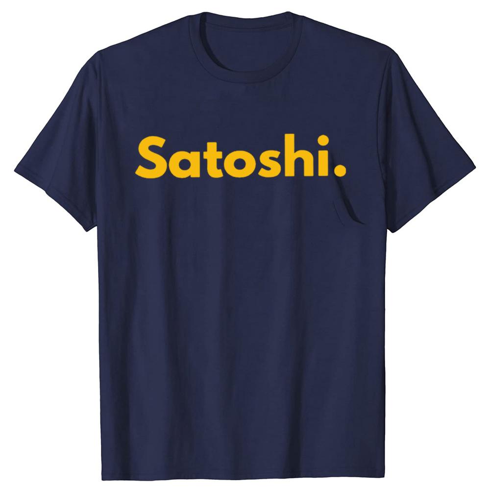 Funny Blockchain Bitcoin Satoshi T Shirts Summer Graphic Cotton Streetwear Short Sleeve Birthday Gifts T-shirt Mens Clothing