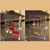 A Clear Earring And Necklace Display Case, Vintage Plastic Storage Case With Drawers For Bracelets, Rings And Accessories