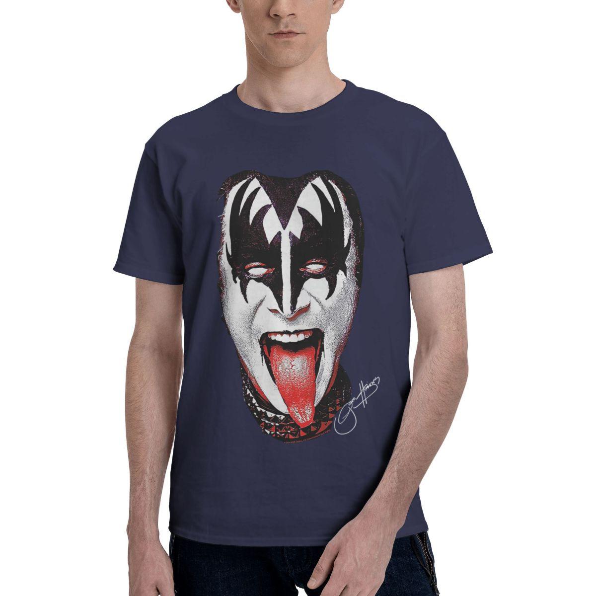 

Kiss Band Gene Simmons 100 Cotton Casual Breathable Confortable Totoro Football Shirts 2025 Funny Gift 4XL