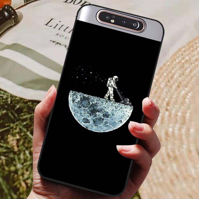 Per Samsung A80 Custodia Cover Posteriore in Silicone Custodia per Telefono Per Samsung Galaxy A80 Custodie per Galaxy A 80 A805F A805 Paraurti Morbido Funda