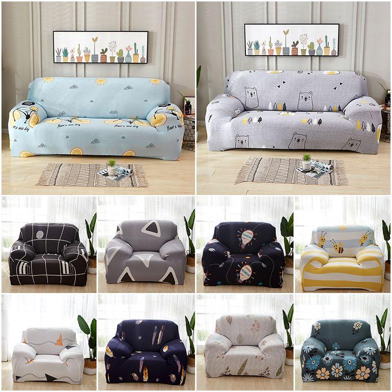 2 3 1 4 Seater Stretch Sofa Cover Couch Elastic Tight Wrap Protector Slipcover