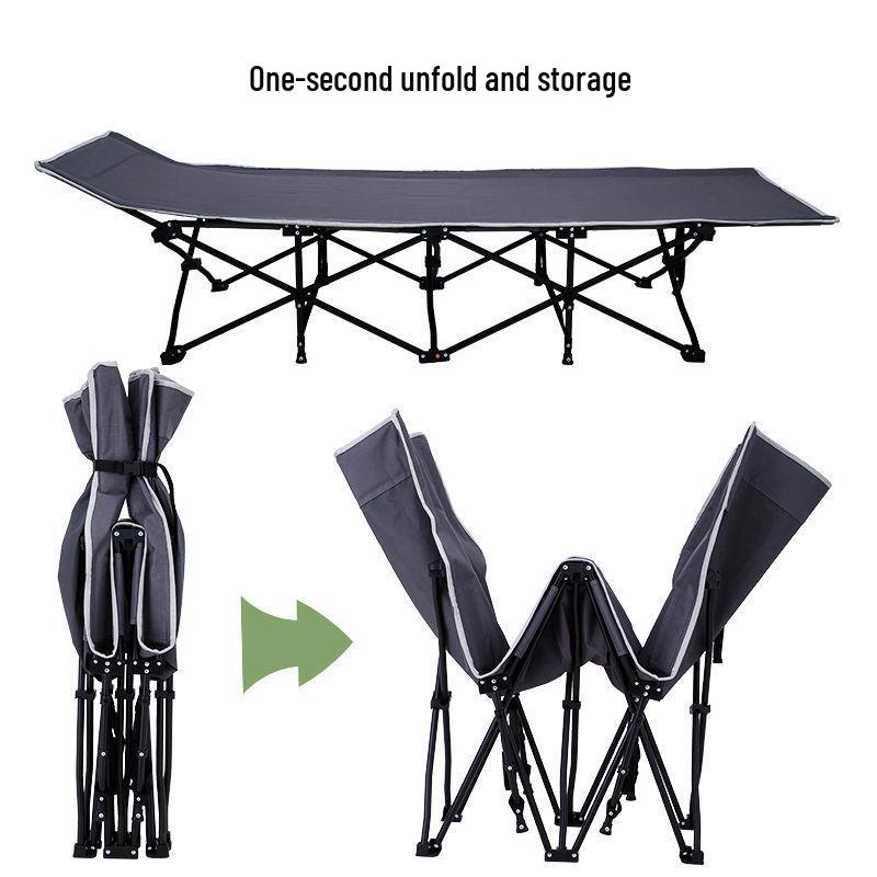 Portable Folding Single Sofa Bed for Office, Hospital, or Camp Use