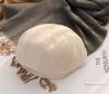 Polyester Lady Fleece Checkered Pattern Round Beret Women Beret Winter Autumn Hat Korean Style Hat