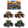 Hot Wheels Monster Truck 1:64 2-Pack Assorted Vehicle Toys, Mini Cars, Set of 8 (2 Cars per Pack), Boxed, Ages 3+, Multi-Purpose, 986T-FYJ64