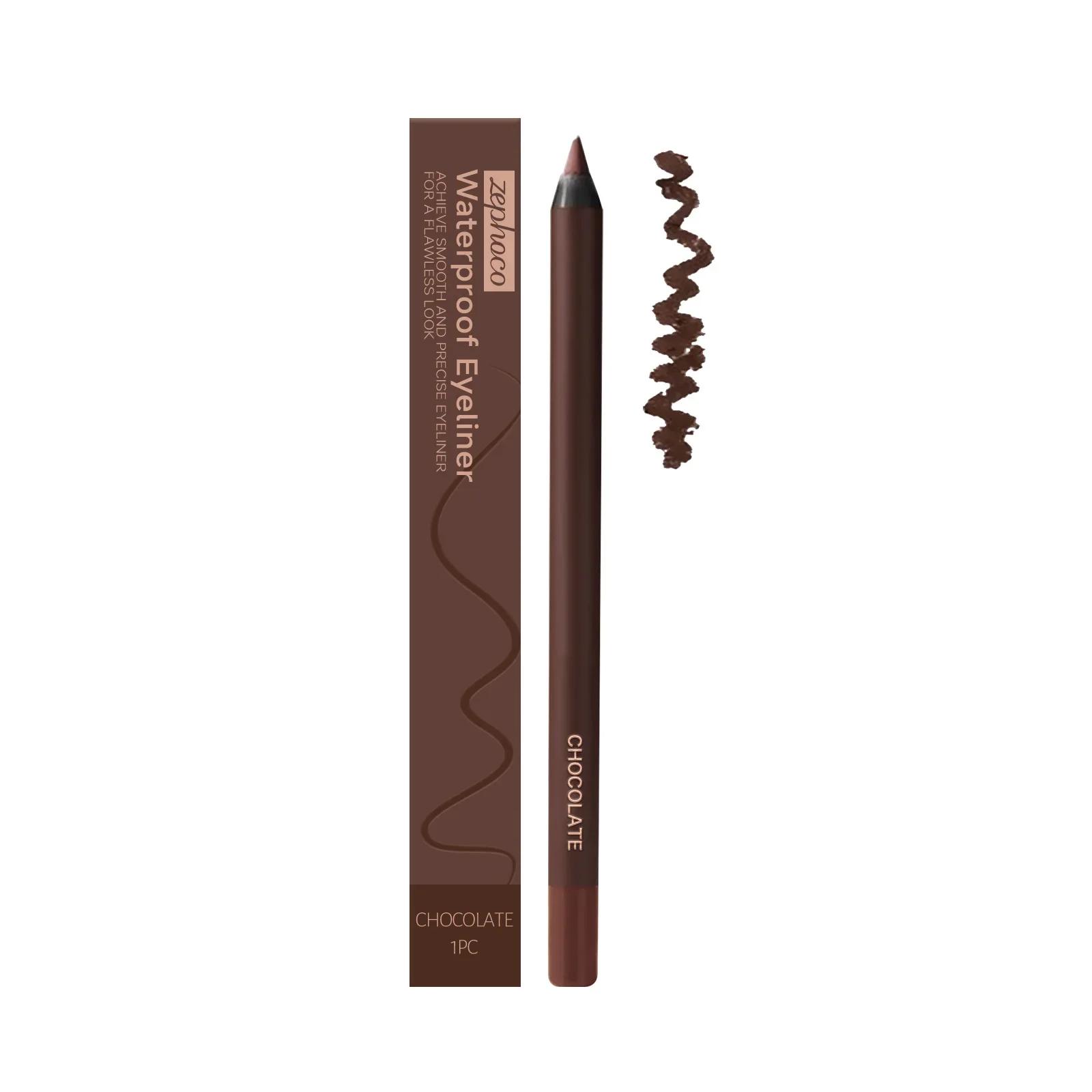 

Zephoco Plum Eyeliner Pencil Waterproof Smudge-proofLong-lasting Creamy Gel Liner Professional Eye Makeup New 1pc