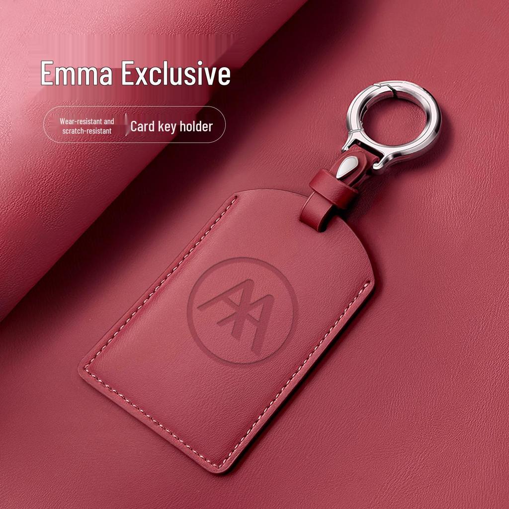 Aima Electric Vehicle NFC Card Holder Case - Universal Protective Keychain for Men & Women