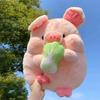 Plush Animals Stuffed Swine Hug Cabbage Soft Stuffed Animal 9.84 Inch Cute Plushies Toy Rabbit Dog Chicken Doll Pillow