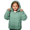 Girls' Fashion Solid-Colour Jacket Winter Top Outerwear