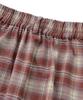 Visual Collector Fur Check Long Skirt [Vintage Red]