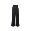 More Than 2024 Buttons Elastic Waist Fall and Winter Gray Straight Sweatpants Idle Style Loose Casual Mop Wide Leg Pants