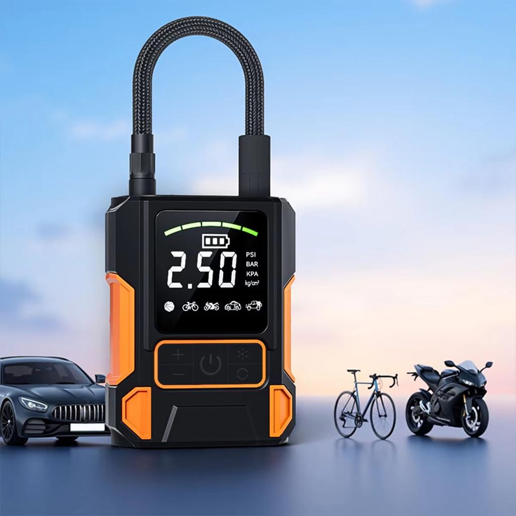 Portable Compressor, High-pressure Inflation Fast Charging With LED Light Tire , Used For Cars/motorcycles
