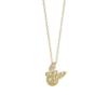 Butterfly Peace Buckle Necklace---925 Silver S925 Sterling Silver Niche Design Butterfly Peace Buckle Necklace Women's Light Luxury All-match