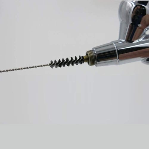 Airbrush Cleaner for Spray Guns, Cleaning Set, 11-Piece Needle & Brush Set, Maintenance Set, Airbrush Accessories, Cleaning Needles, Repair Tool Kit