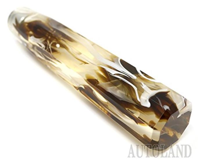 22cm Langer Schaltknauf für Schaltgetriebe Beifahrer 3D Achteckig AUTOLANDTOKYO Fahrzeuge, LKW, PKW usw., Fluidgeschweißtes Design, Geschnitten, 220mm,