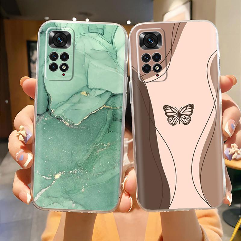 Case For Redmi Note 11 Phone Cover High Quality Liquid Silicone Funda For Xiaomi Redmi Note 11 Pro Cover Note 11s Back Covers