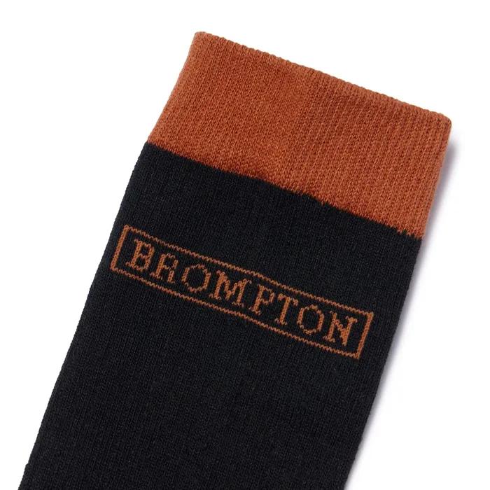 BROMPTON LOGO SOCKS - BLACK (P245ASO205)