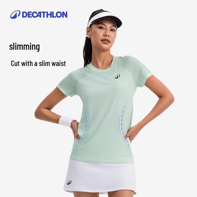 Damska koszulka sportowa Decathlon szybkoschnąca