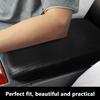 Armrest Cover Suitable for Toyota Camry 2007-2011 Leather Central Console Armrest Box Protector Pad (Black Leather + Black Stitch)