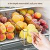 Food Grade Storage Container for Refrigerator Organization Transparent Stackable Kitchen Fridge Storage Bin