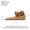 Home Cute Animal Top Door Device Cartoon Door StopAnti-collision Living Room Door Plug DecorationResin Handicraft Cute Grains