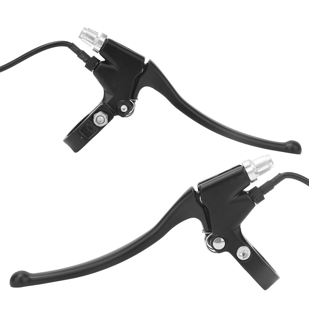1 Pair Universal Aluminium Alloy Electric Bicycle Ebike Handle Brake Lever Right Left Accessory