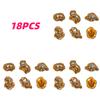 6pcs Creative Dinosaur Fossil Alloy Brooches Embroidery Patches Versatile Additions for Decorating Clothing Shoes and Bags Hats
