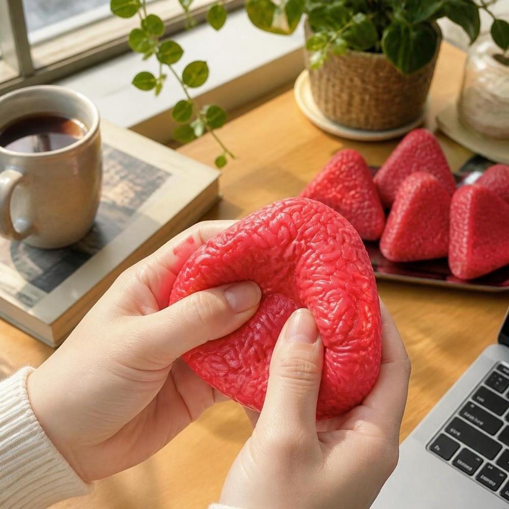 Anxiety Relief Rice Balls Squeeze Toys Plasticity Sensory Stress Ball  for Kids Adults