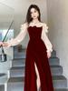 Toast Dress Bride New Wedding Banquet Temperament Red Evening Dress Dress High-end Light Luxury High-end Engagement