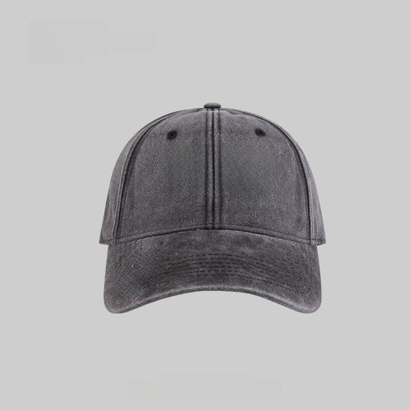 Classic Cotton Baseball Cap With Curved Brim And Embroidered Alphabet For All Seasons Sun Protection