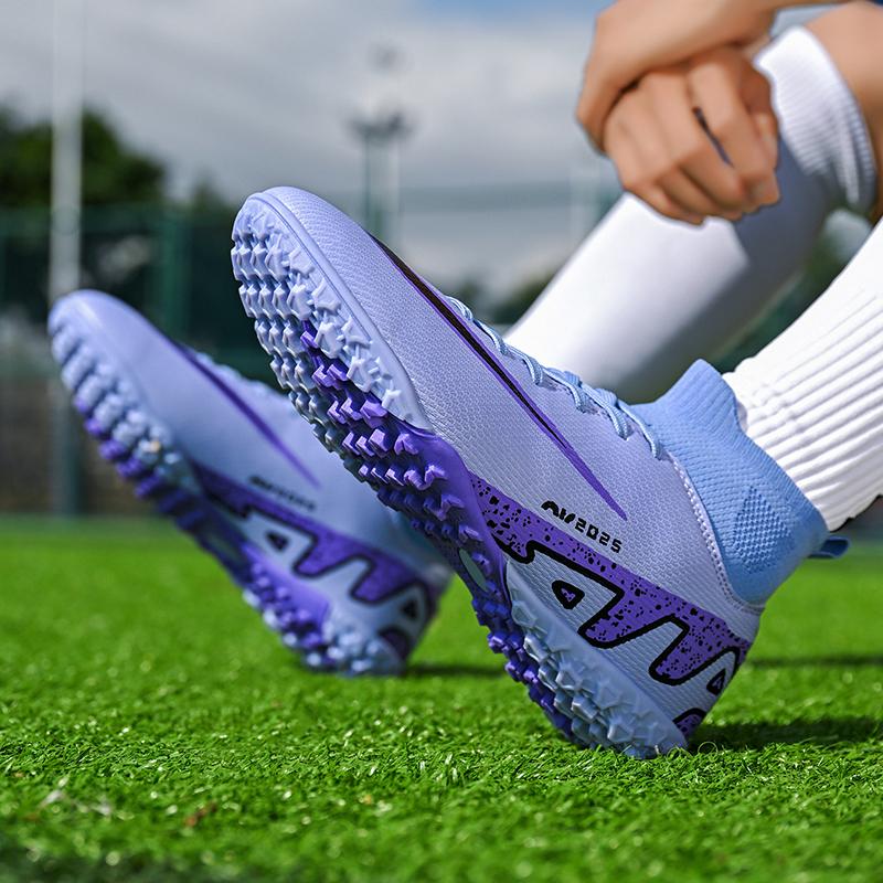 Herren Fußballschuhe Rutschfest Gesellschaft Fußballstiefel Neue TF/FG Rasen Lange Stollen Original Sneaker Sport Ultraleicht Fußballschuhe