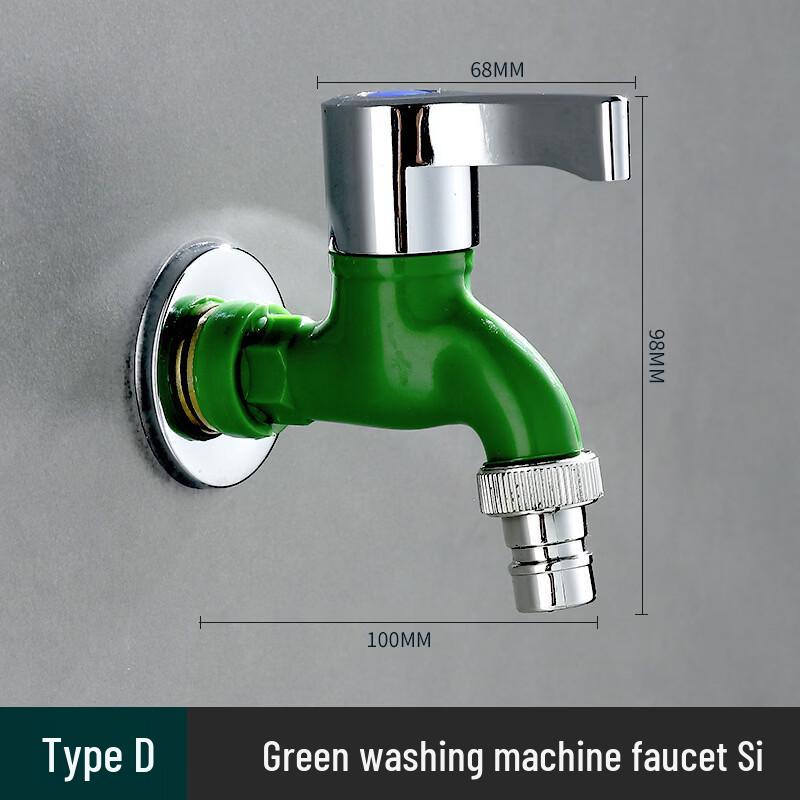 OEING 4-Point Plastic Washing Machine Faucet