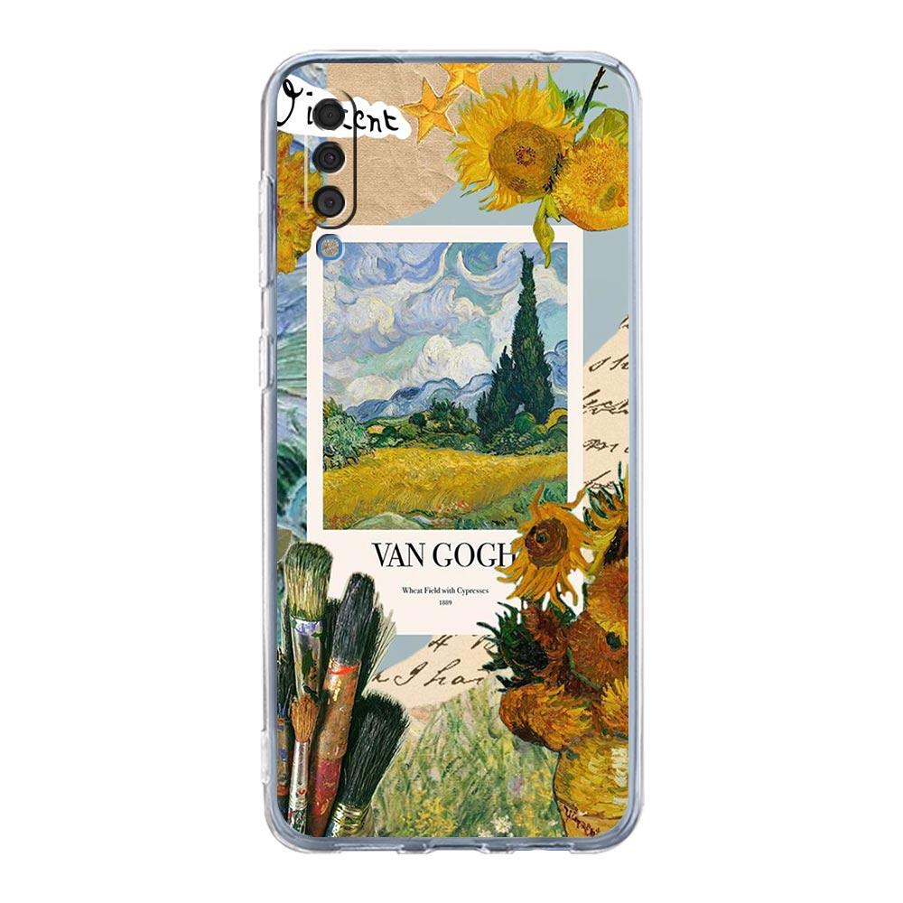 Starry sky van gogh art Phone Case For Samsung A14 5G A12 A22 A32 A34 A42 A52 A54 A50 A70 A30 A40 A20E A10S A20S A02S A04S Cover