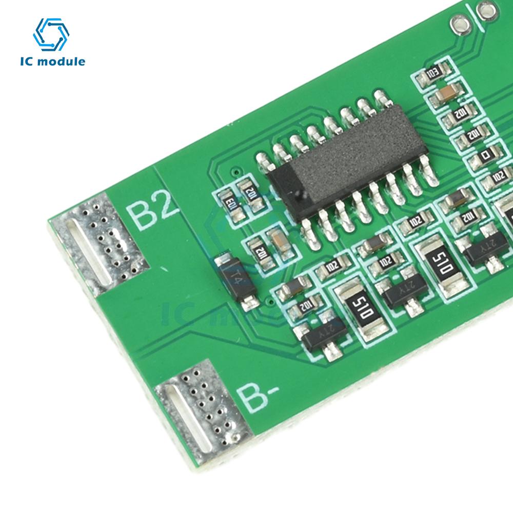 3S 12.6V 15A Li-ion BMS Protection Board - with Balance Charging & Overcharge/Discharge Protection for 18650 Battery Pack