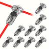 T1 T2 Wire Cable Quick-Connect Snap-In Terminals - No Welding/Peeling Automatic Plug Joints, Professional Electrical Accessories