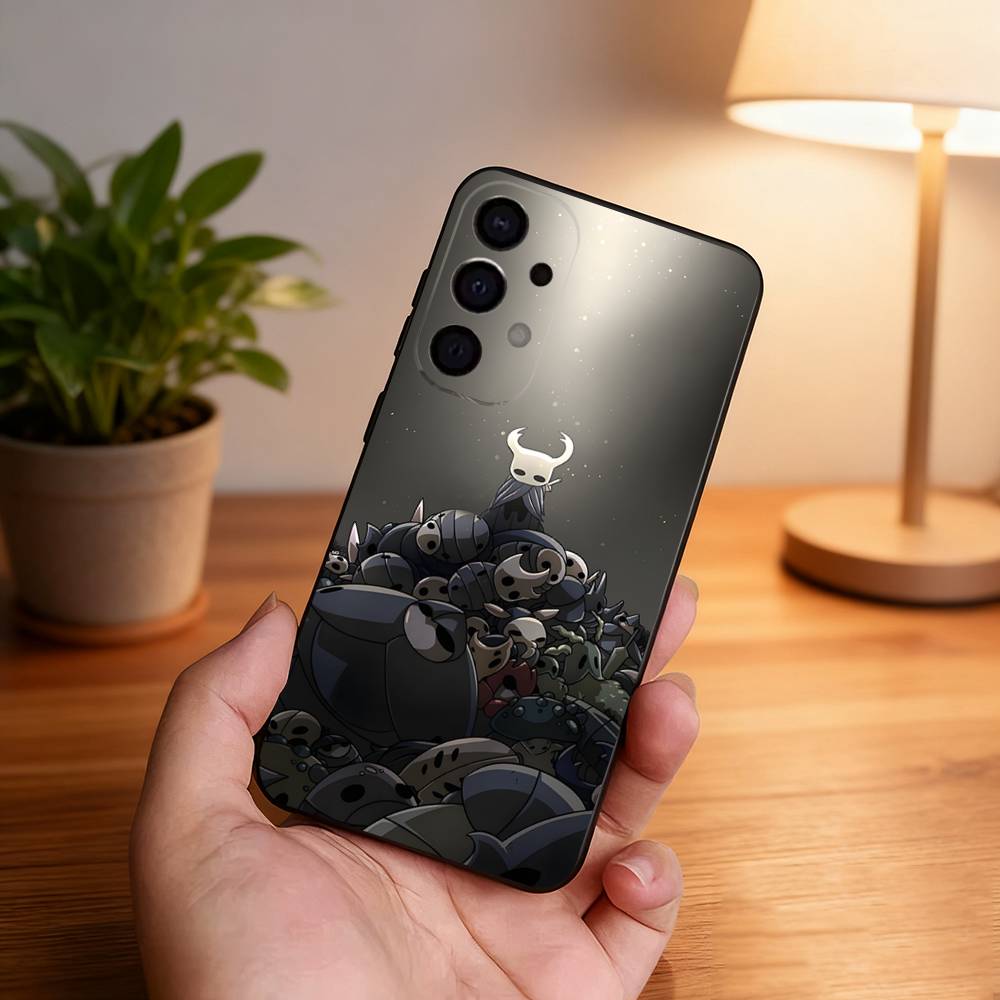 H-Hollow Knight Silksong Phone Case For Samsung S25,S24,S21,S22,S23,S30,Ultra,S20,Plus,Fe,Lite,5G Black Cover
