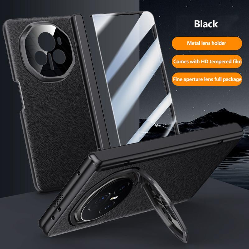

Чехол для телефона из искусственной кожи Skin Feel для Honor Magic V3, противоударный, шарнирный, складной, металлический, с подставкой для объектива и закаленным стеклом, противоударный, держатель Honor Magic V3