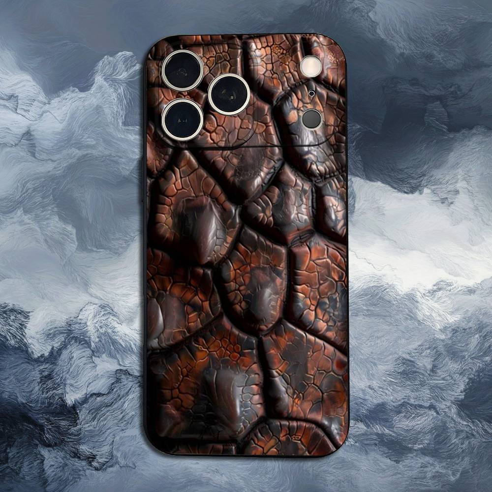 

Snakeskin pattern For iPhone 8,7,11,12,15,14,13,16,17,Plus,Pro Max,XS,X,XR,SE,Mini,Soft Silicone Black Case iPhone17Promax