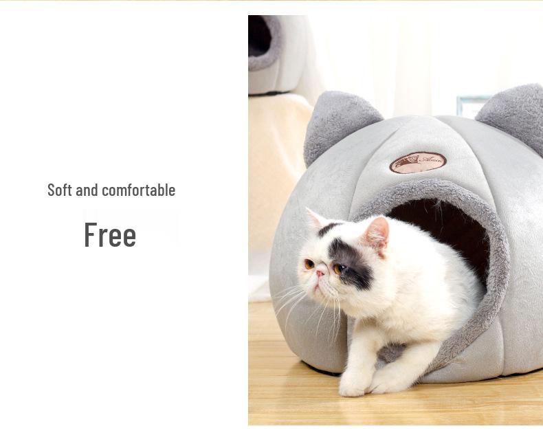 Large Winter Warm Cat Nest: Fully Enclosed, Cold-Proof, In Stock, Free Shipping