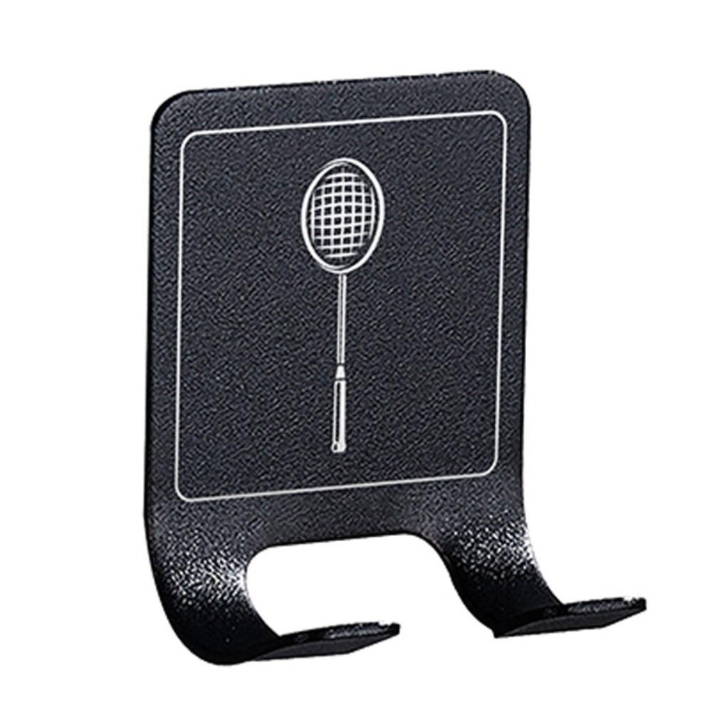 

Self-adhesive Badminton Rackets Holder Wall Mounted Rackets Wall Hook New Tennis Racket Wall Rack Badminton