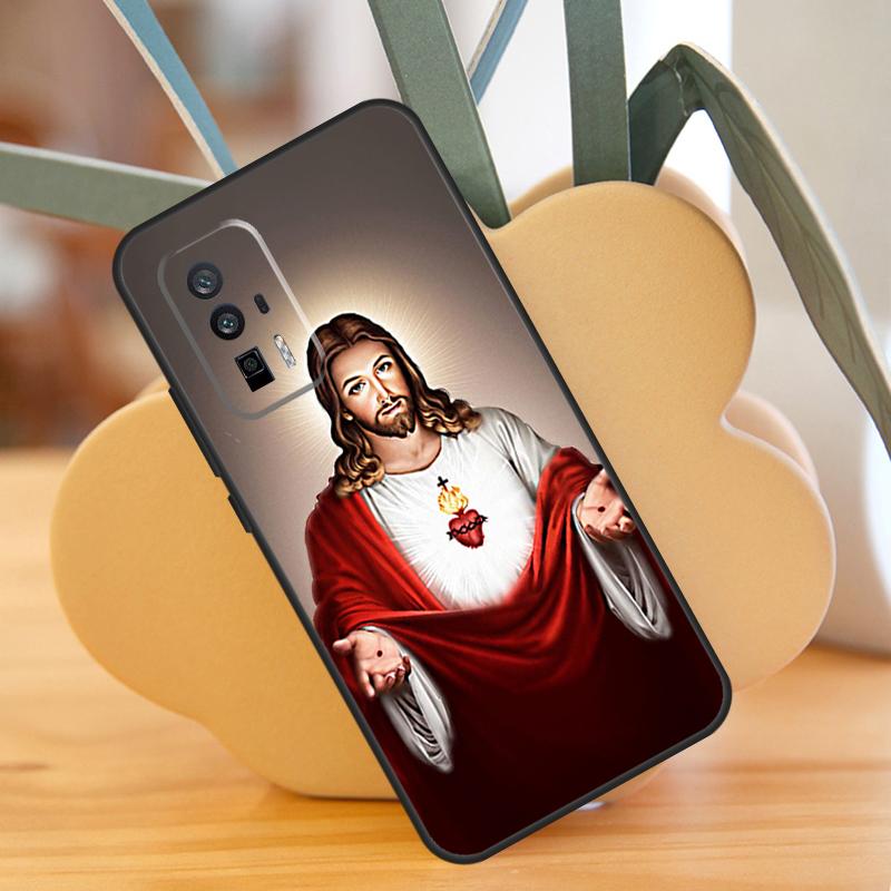 

Christian Jesus Case For Xiaomi 14 13 Ultra 11T 12T 13T Pro 12 Lite POCO F6 F5 X6 M6 Pro X5 X3 F3 M5s Cover POCO M5s