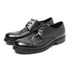8401-1 Retro Polished and Old Big Head Leather Shoes, British Fashion Trend Men's Shoes First Layer Cowhide Shoes