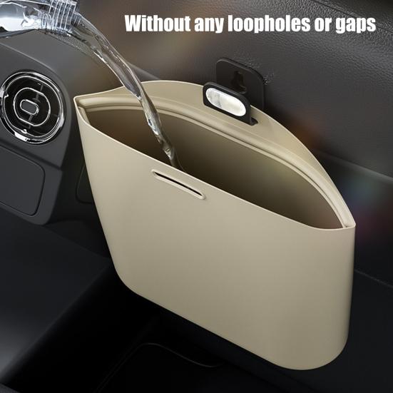Car Garbage Bag Organizer Foldable Silicone Car Trash Organizer Waterproof Leakproof Trash Bin for Vehicle Door Seat Back Storage